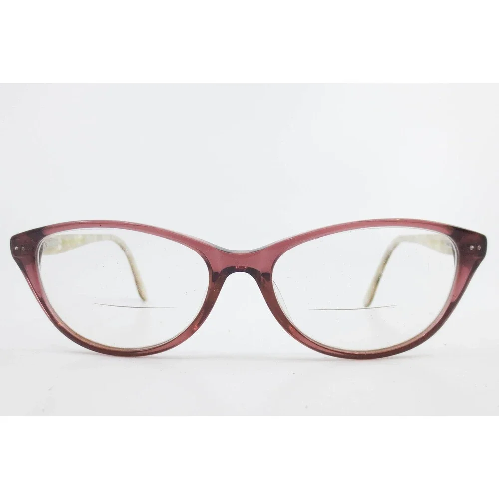 Jill Stuart JS 315-3 Purple Cat Eye Eyeglasses Frames 52-15-135 Tortoise Temples